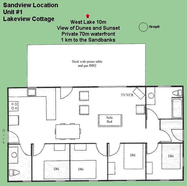 Unit #1 - large floor plan